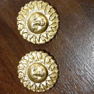 AVON Aztec Sun Pierced Earrings